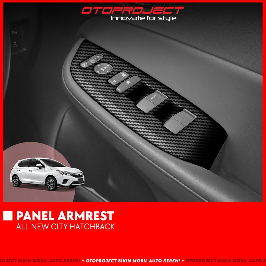 PANEL ARMREST ALL NEW CITY HACTBACK CARBON