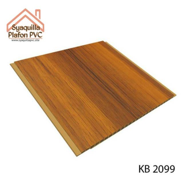 PLAFON PVC. Motif kayu. GOLDEN PLAFON PVC. P:4M L:20cm