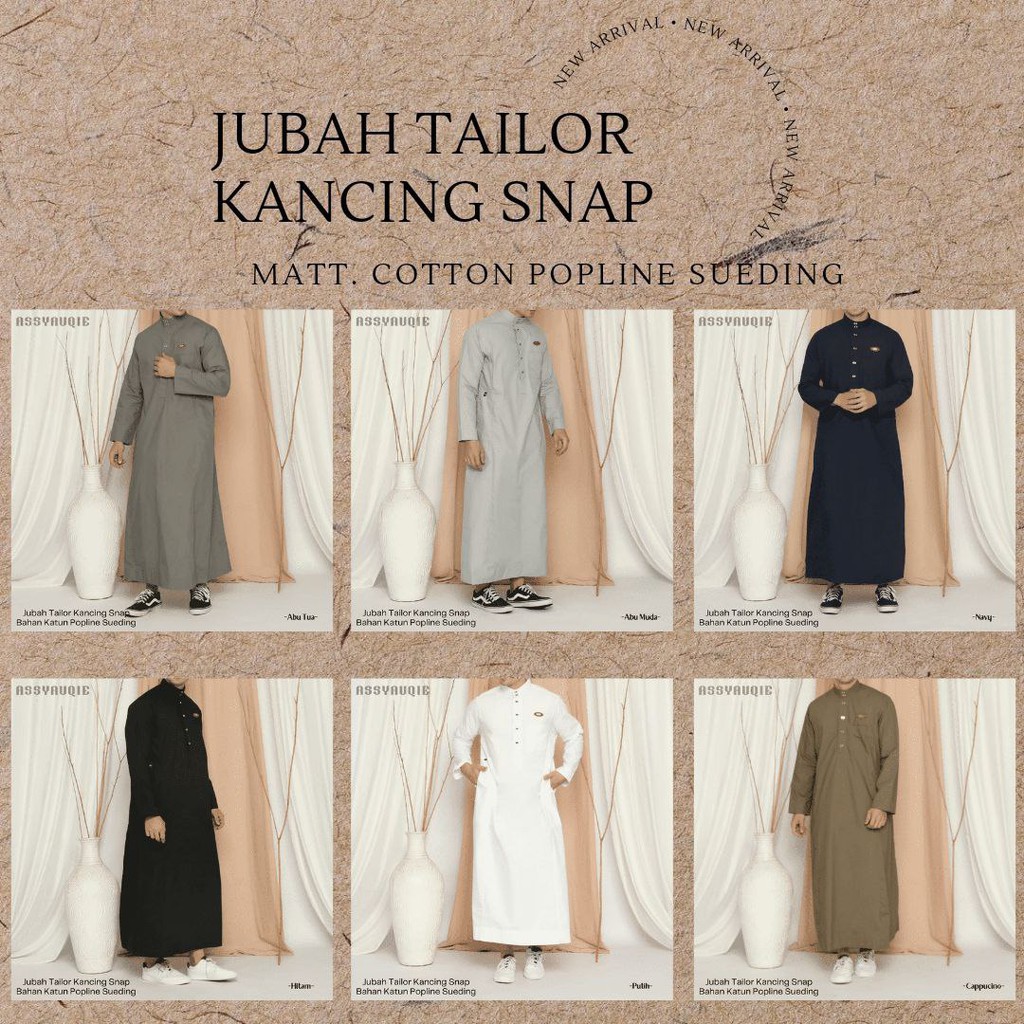 Jubah katun Assyauqie