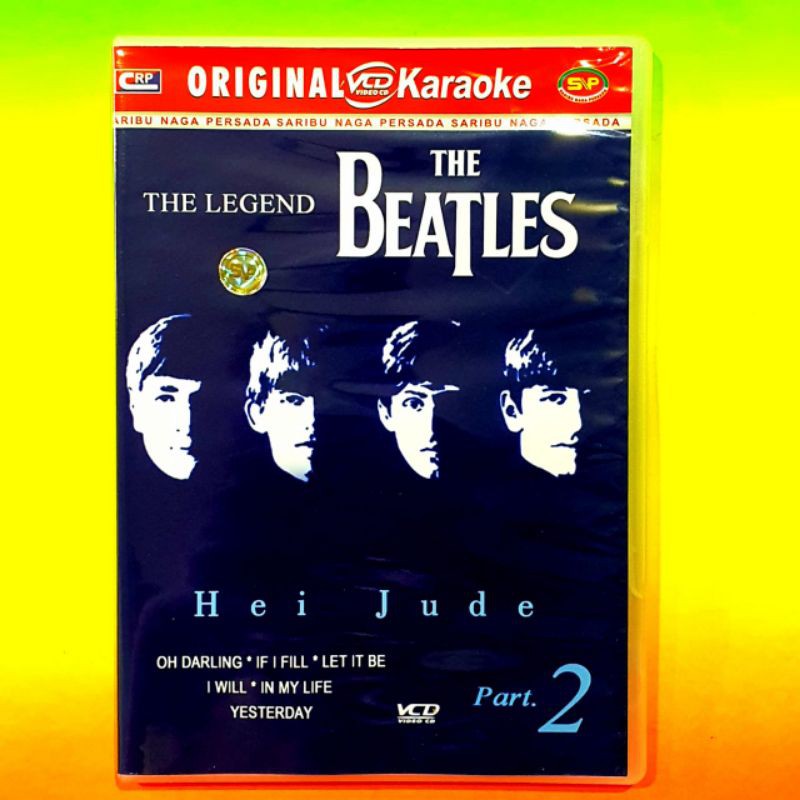 KASET ORIGINAL KARAOKE VIDEO MUSIK ALBUM THE BEATLES PART 2 TERBARU - LAGU BAND BHS INGGRIS TERLARIS