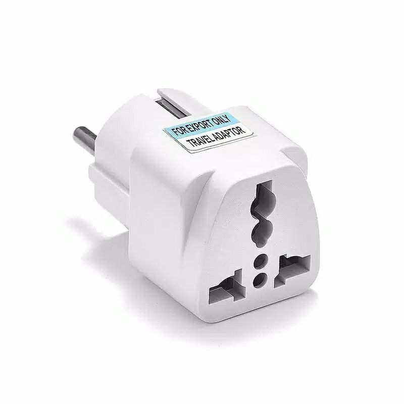 Over Steker Adaptor Kaki 3 ke 2 Travel Adapter Universal Mysunstore