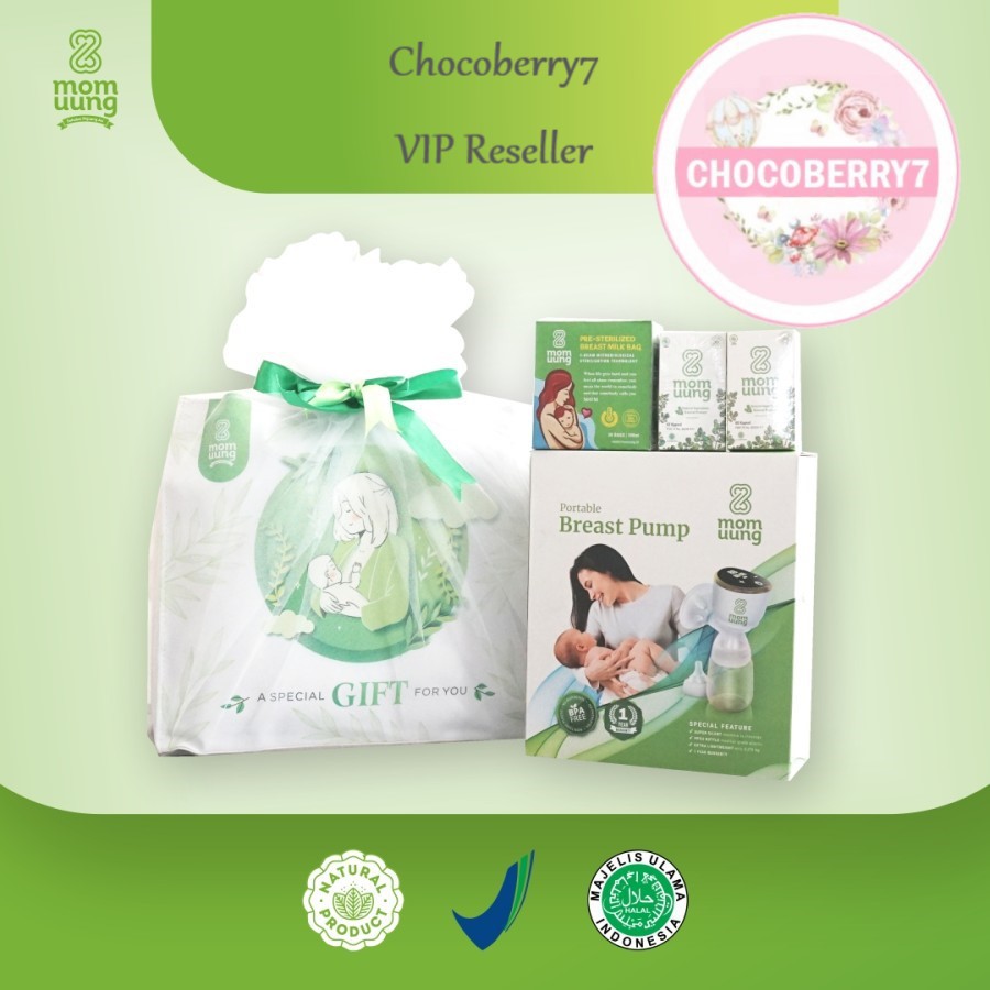 Mom Uung Special Gift Package - Paket Hadiah Tas Pompa Asi Booster Asi Kantong Asi MomUung Tangerang Chocoberry7