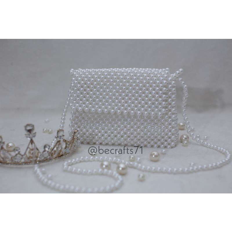Tiara Pearl Bag/ Tas manik-manik /beads Bag