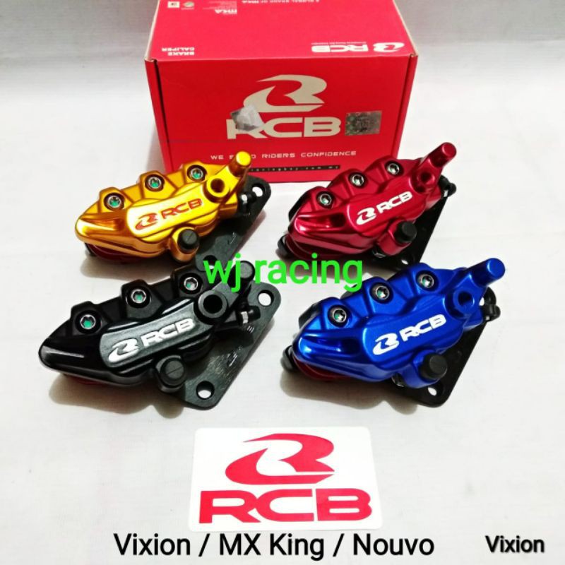 Kaliper Depan RCB 2 Piston Vixion New/ Vixion Lama / MX King / Nouvo / RX King New / F1ZR