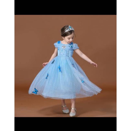 Kostum Princess Cinderella Murah Baju Dress Pesta Anak Disney Import