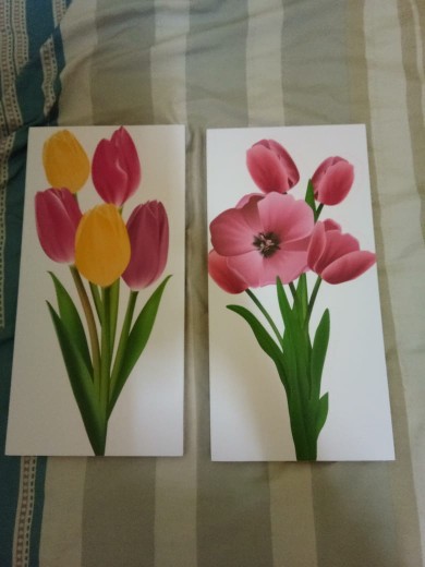 [bisa Cod] Hiasan Dinding Poster Kayu Walldecor Rumah Kamar Dapur Cafe Minimalis Motif Bunga - Flr13