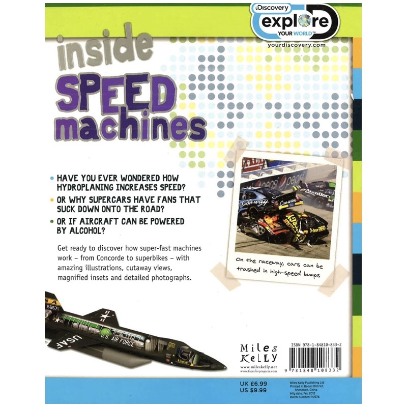 Discovery Explore Book: Inside Speed Machine Buku Ensiklopedia Anak