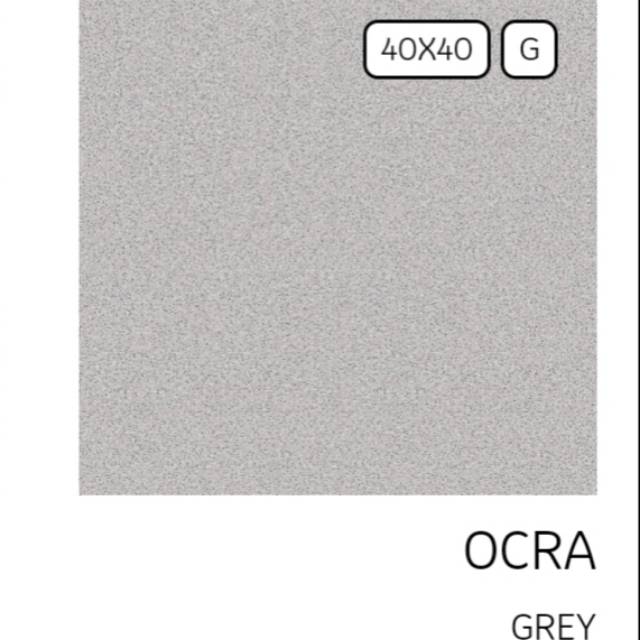 Keramik 40x40 Glossy Ocra Grey kw3