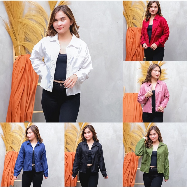 Godiva96 - GITA RAMI BASIC / KEM TASA / ATASAN KEMEJA OUTER WANITA MEDAN