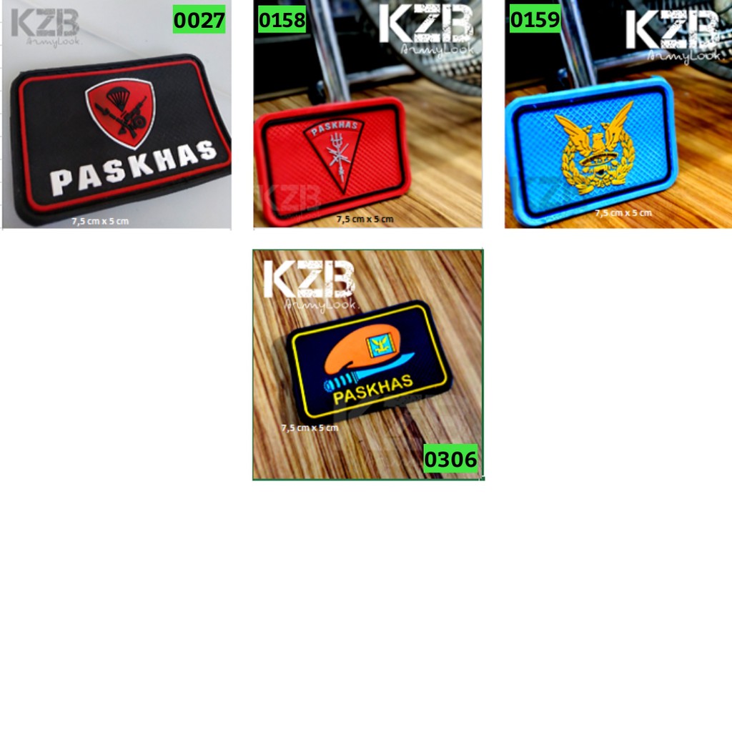 Patch Rubber Velcro TNI AU Series-Emblem Karet TNI ANGKATAN UDARA Series