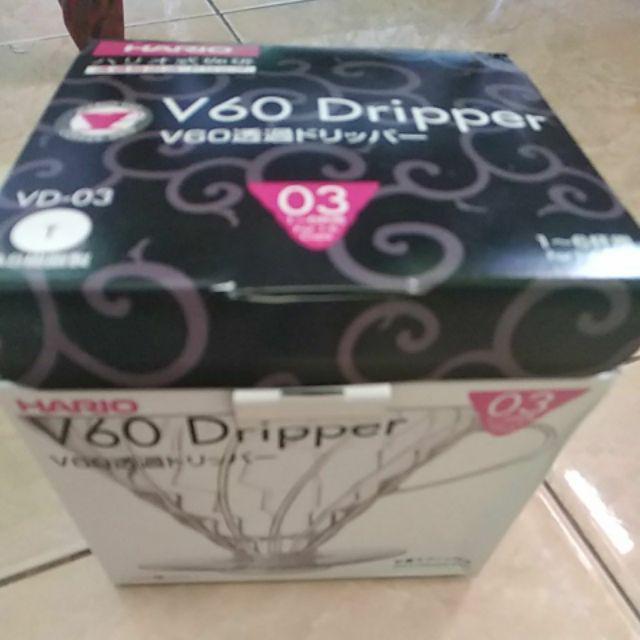 Hario V60 Plastic Coffee Dripper 03 Clear (vd-03t)