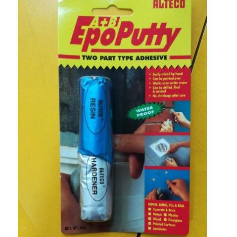 

Readystock 7YJAR Lem Epo Putty Alteco / Epo Putty / Lem porting 50 gram 82 Terupdate