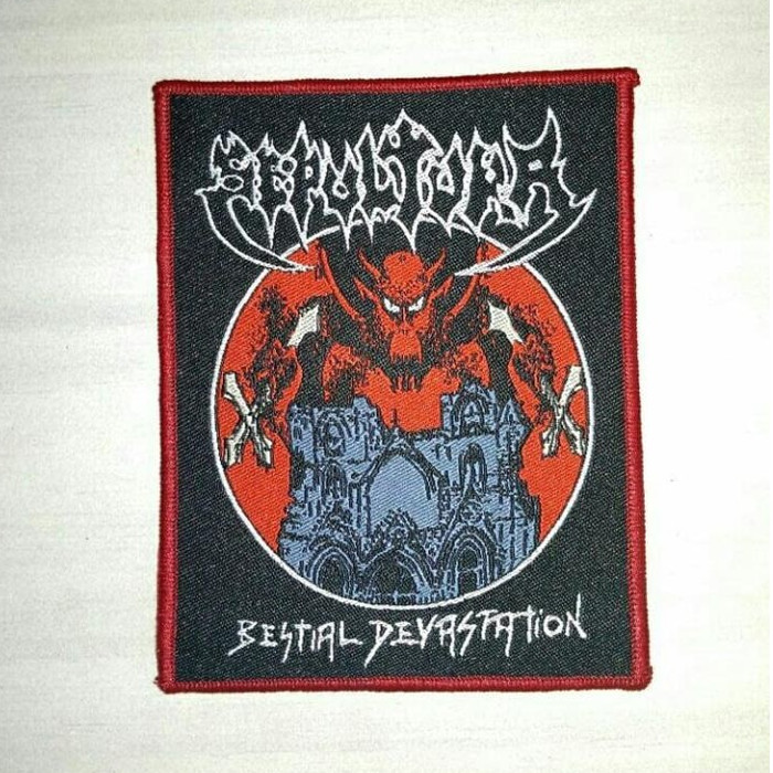 Woven Patch Merchandise Band Metal Rock SEPULTURA - Bestial Devastatio
