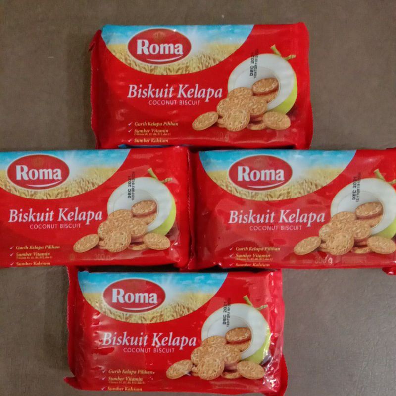 

Buy 3 get Gift- Roma Biskuit Kelapa / Roma Kelapa / Biskut 300g