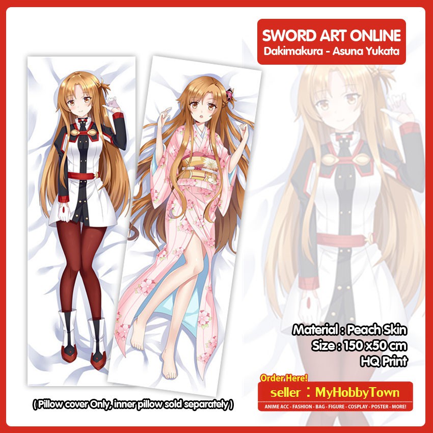 Sarung Bantal Anime Dakimakura Sword Art Online : Asuna Yukata