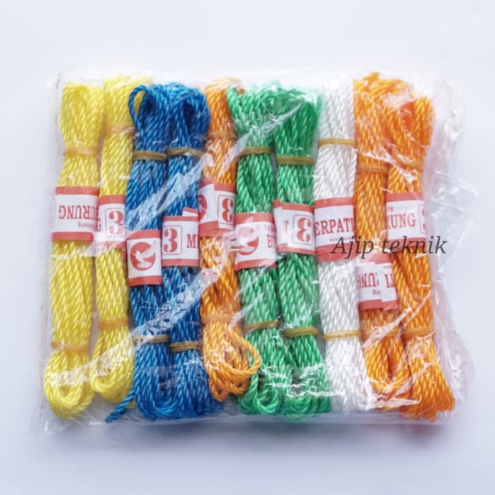 Tali Tambang Tali ikat Plastik 3mm (1pcs)