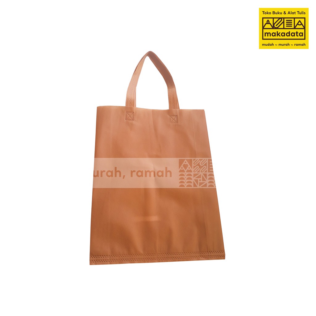 GOODIE BAG | TAS SPUNBOND WARNA COKLAT POLOS 40 X 30 MURAH