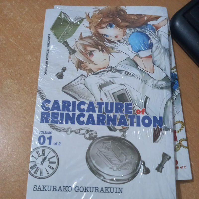 komik Caricature of Reincarnation vol 1-2 segel