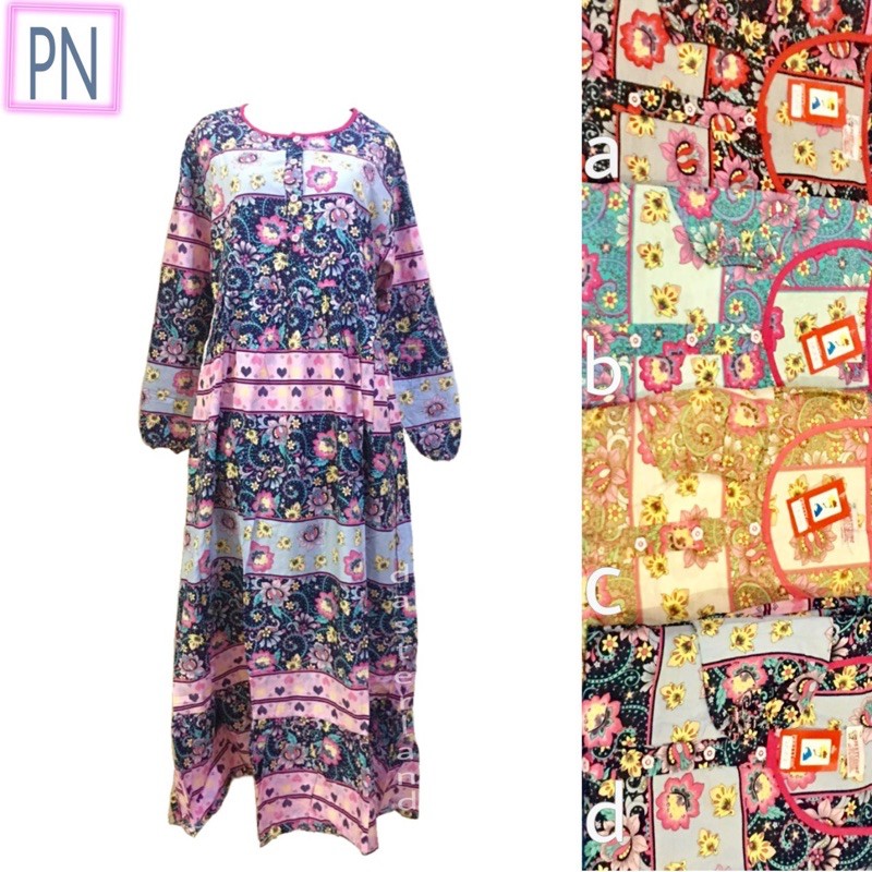 Daster pretty girl longdress | gamis katun rempel busui bumil