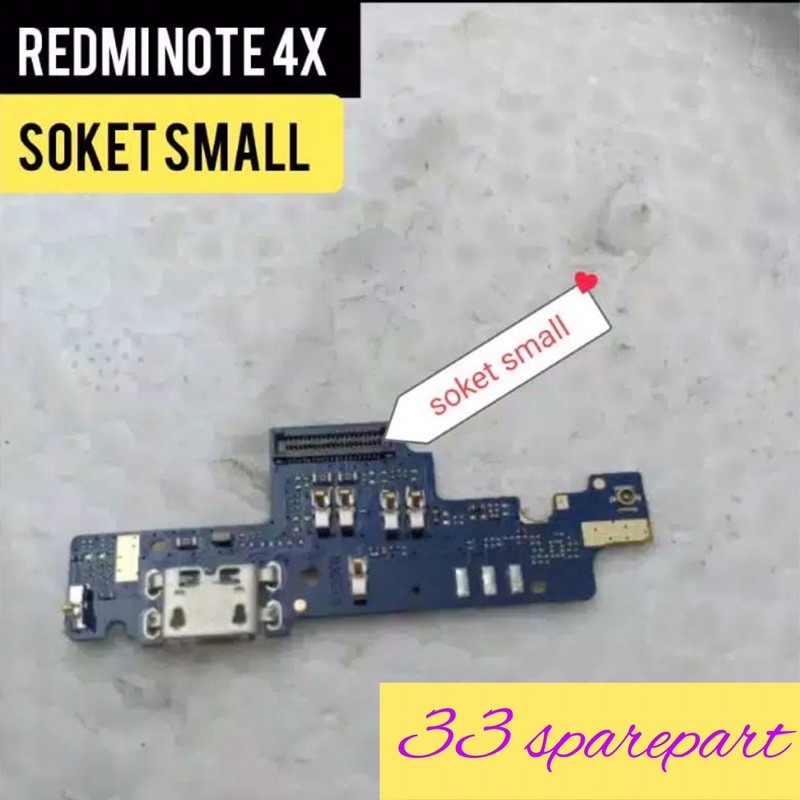 FLEXIBLE CHARGER/PCB XIAOMI REDMI NOTE 4X SNAPDRAGON SOKET BIG/SMALL ORIGINAL