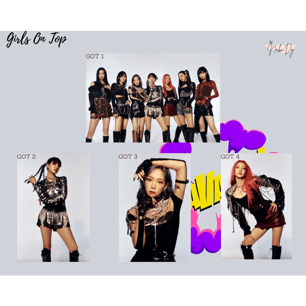 Poster KPOP CUSTOM GOT The Beat Girls On Top Step Back SMTown Concert Boa Taeyeon Hyeoyon Seulgi Wen