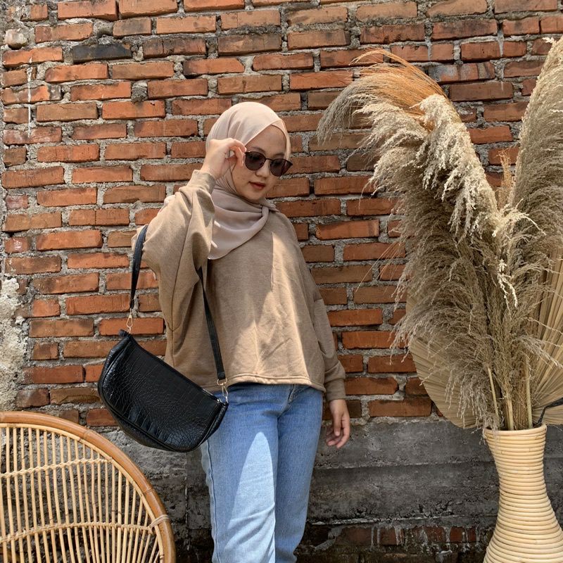(zeyo) SWEATER OVERSIZE PREMIUM-MOCCA