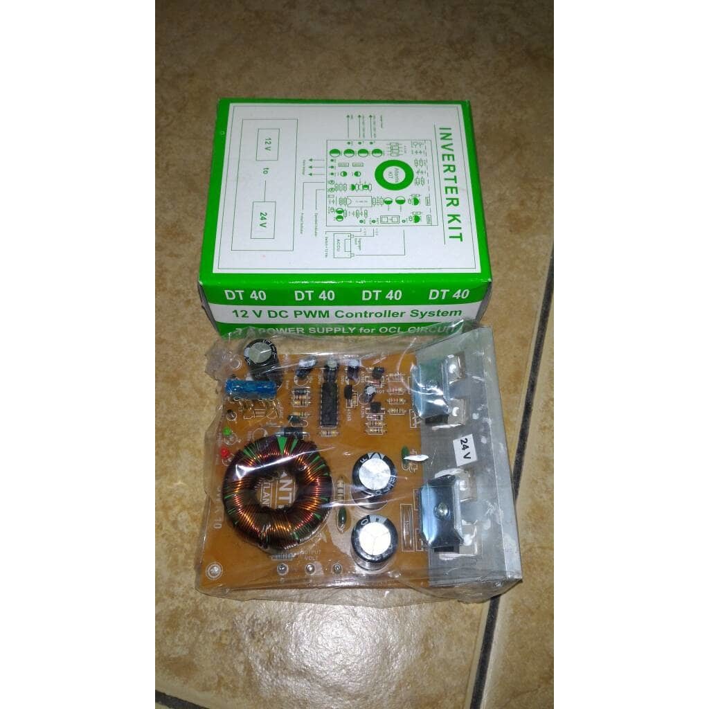 kit inverter amply mobil dc12 volt to ac 24 volt dc