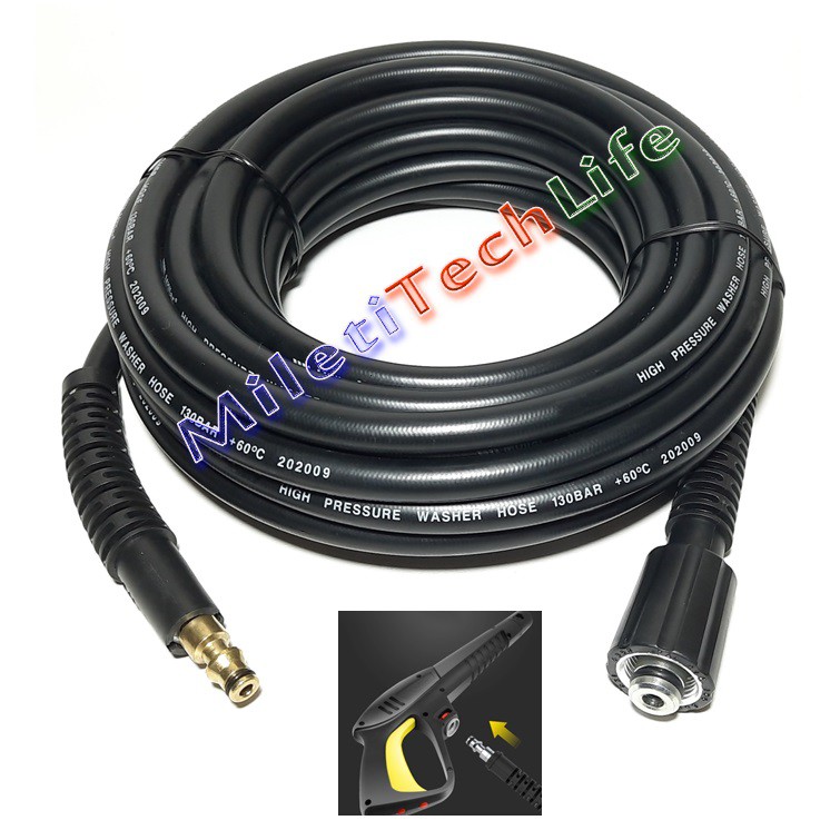 Selang Jet Cleaner LV10 10meter WP.130-145bar For Selang Lavor Hose FastPlus100 Hero105 SMART120