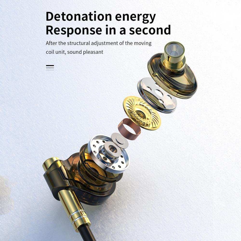 QKZ SK6 IEM Earphone Super Bass - with Mic - Dynamic Driver - Garansi Resmi 6 Bulan