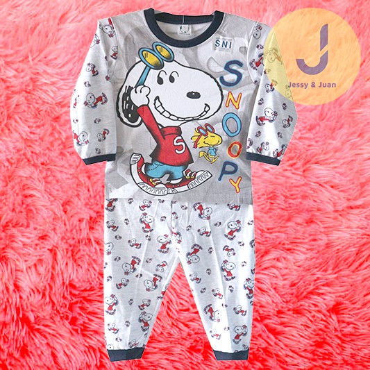 Baju Bayi Murah & Lucu / Piyama Anak Snoopy / Baju Tidur