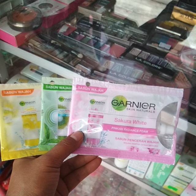 Garnier sabun muka sachet 9g