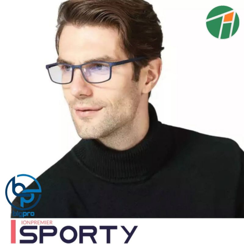 ⭐⭐⭐⭐⭐ Kacamata Kesehatan ion Premier Sporty Original - Asli