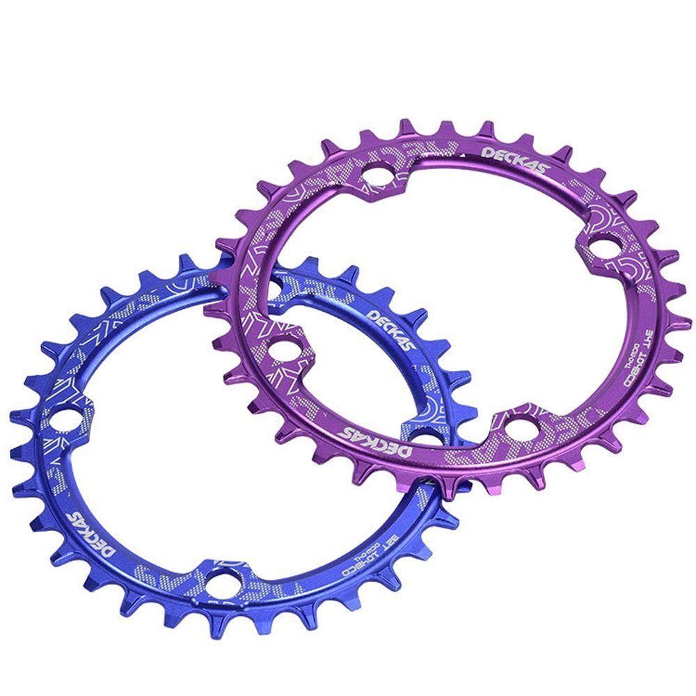 Lanfy Mtb Crankset Plat Sepeda Bulat 32T 34T 36T 38T Sepeda Chainwheel Crown Crankset Single Tooth Plate Bicycle Disc