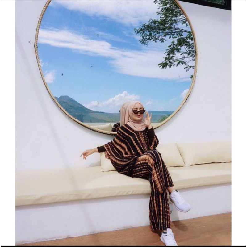 SETELAN OUTER & KULOT TIEDYE BALI ORI.