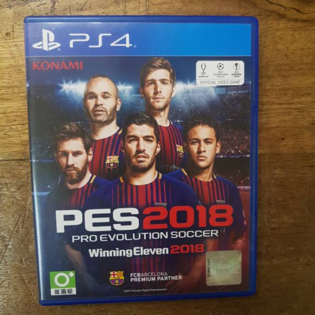 KASET PS4 BEKAS PES 2018 - WINNING ELEVEN 2018 REG 3