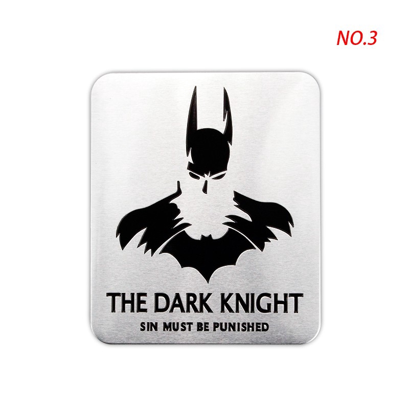 Stiker Emblem Logo Batman Night Knight 3d Bahan Metal Untuk Bagasi Belakang Mobil Honda Nissan Toyota Mazda Subaru B