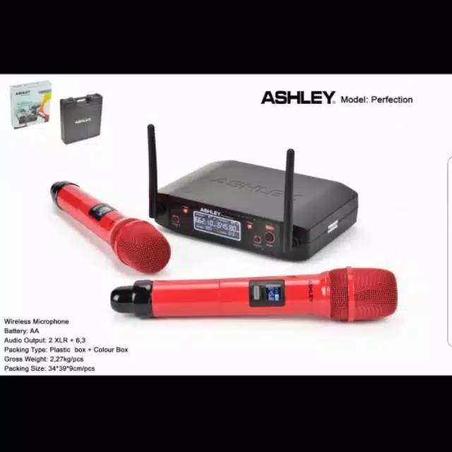 Mic wireless ashley mic profesional vocal