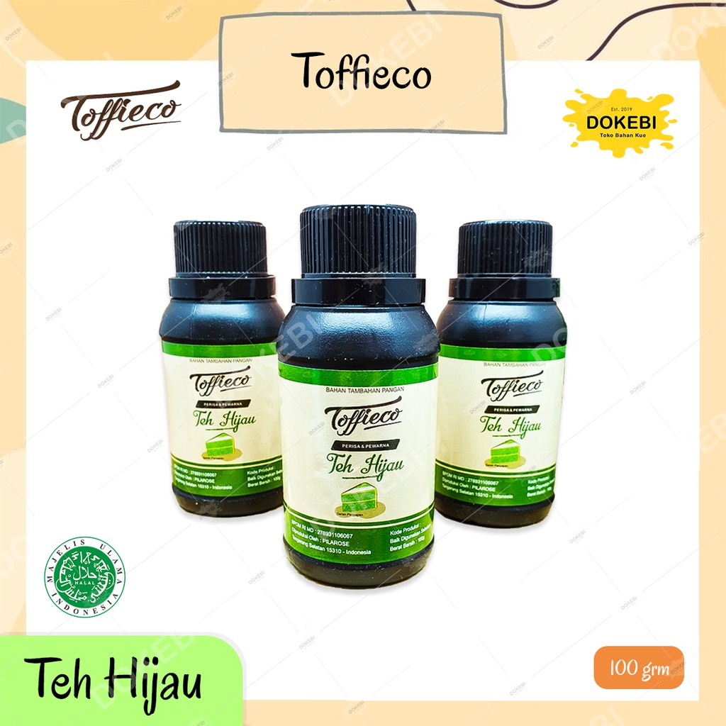 

TOFFIECO PASTA TEH HIJAU 100ML - PERISA TEH HIJAU PASTA - TOFIECO GREEN TEA MACHA BAKING PASTE HALAL