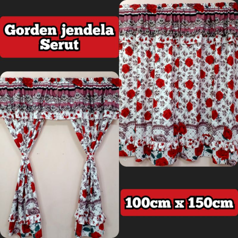 gorden jendela/gorden jendela pendek/gorden jendela minimalis/orden