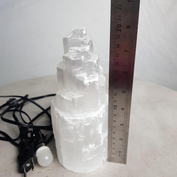 BONUS Lampu selenite besar