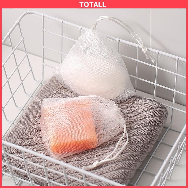 COD Foaming Mesh Pembersih Wajah Cleansing Mesh Handmade Soap Mesh Bag-Totall