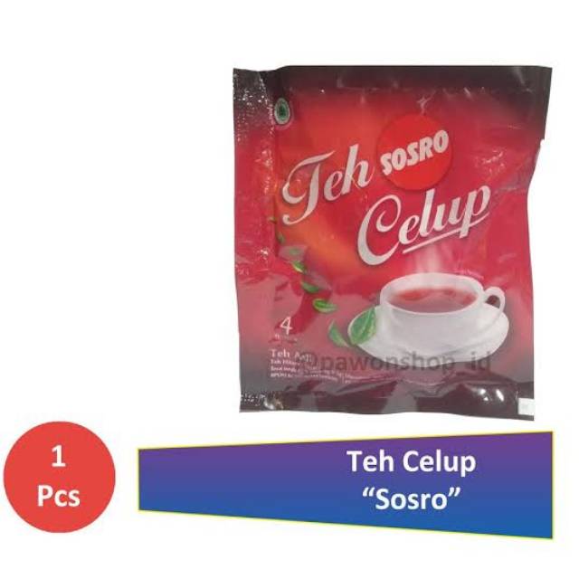 

Teh Celup Sosro Sachet - isi 4 pcs