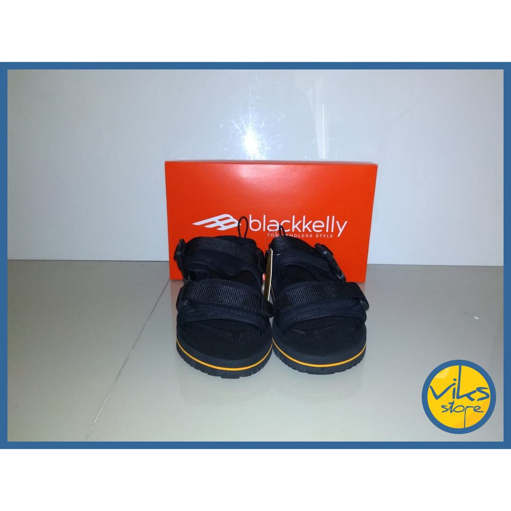 Sandal Gunung Pria Cowok Sendal Hitam Santai Casual Style Sendal Distro Fashion Blackkelly Original