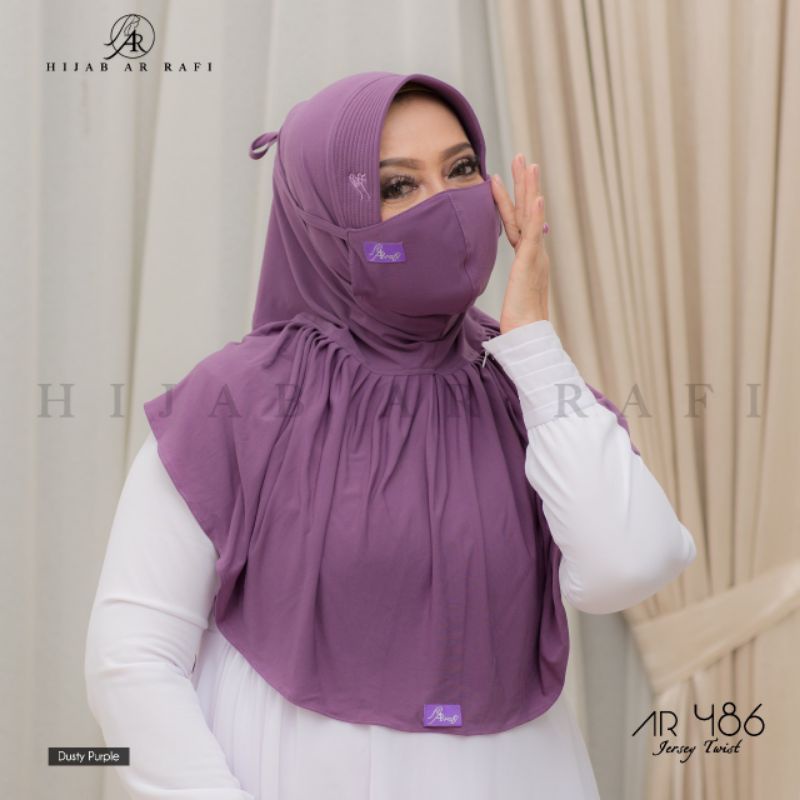 Terlaris √ AR 486 HIJAB AR RAFI FREE MASKER (Anniha Collection)