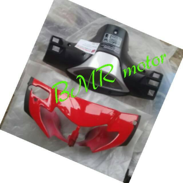 Batok lampu dudukan lampu depan belakang honda supra x 125 lama tahun 2005 2006 merah