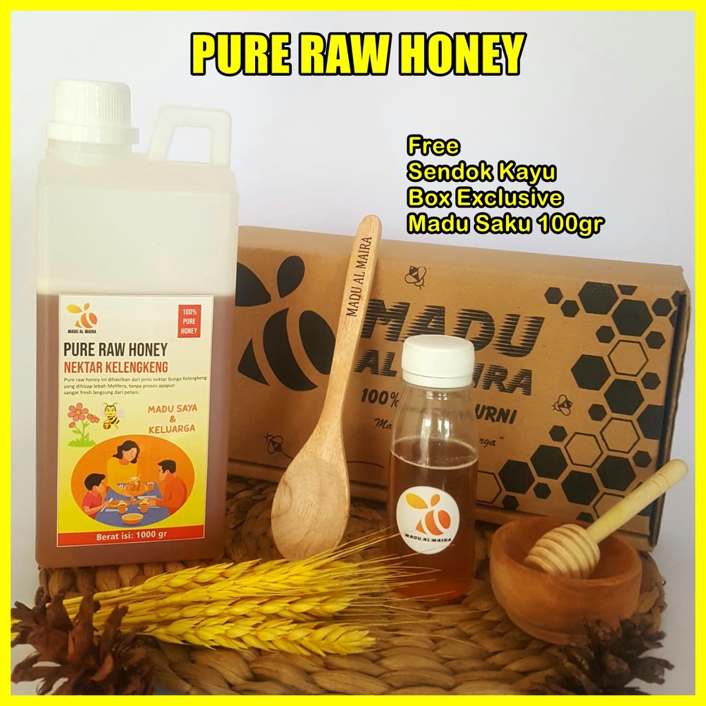 

Madu Murni Asli Nektar Bunga [1Kg] kelengkeng 100% organik raw honey pati jawa tengah