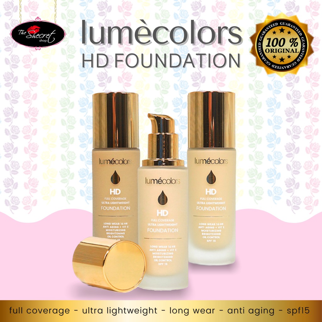 Lumecolors HD Full Coverage Ultra Lightweight Foundation - Liquid Foundation