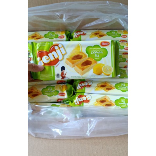 

agen distributor wafer biskuit cemilan ringan genji lemon pie murah