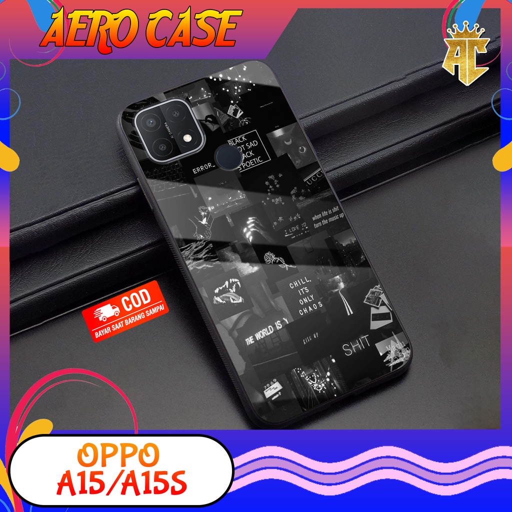 CASE OPPO A15 / A15S - Casing OPPO A15 / A15S Terbaru AERO STORE [ MOTIF ESTETIK ] Silikon - Case Hp