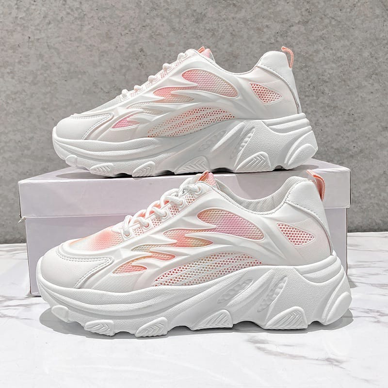 SEPATU WANITA SNEAKERS SENAM SPORT BREATHABLE IMPORT